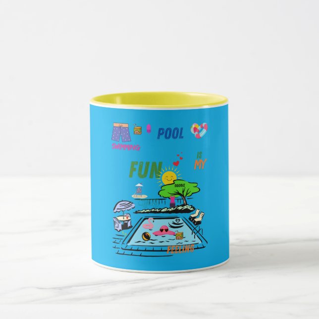 Taza Swimming Pool Fun (Centro)