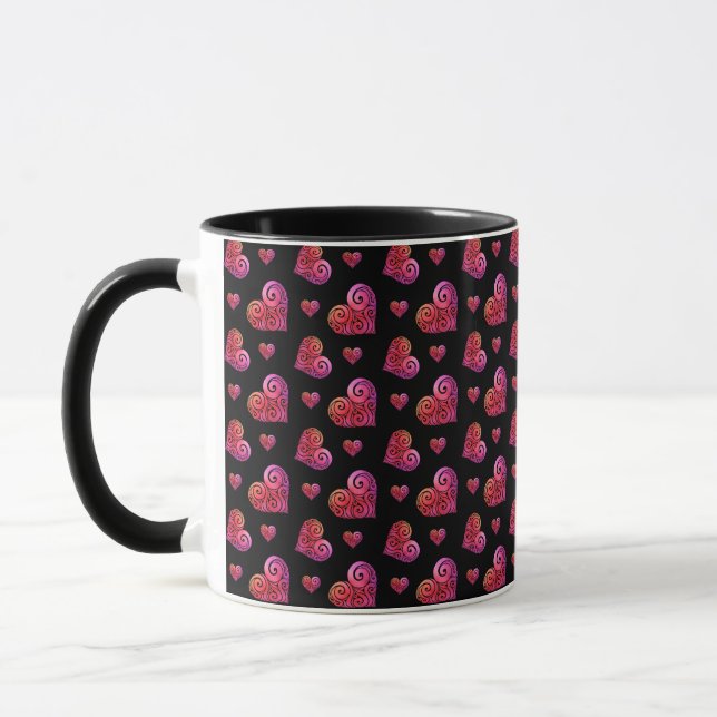 Taza Swirly Heart (Izquierda)