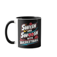 Swish y swoosh con baloncesto, deporte