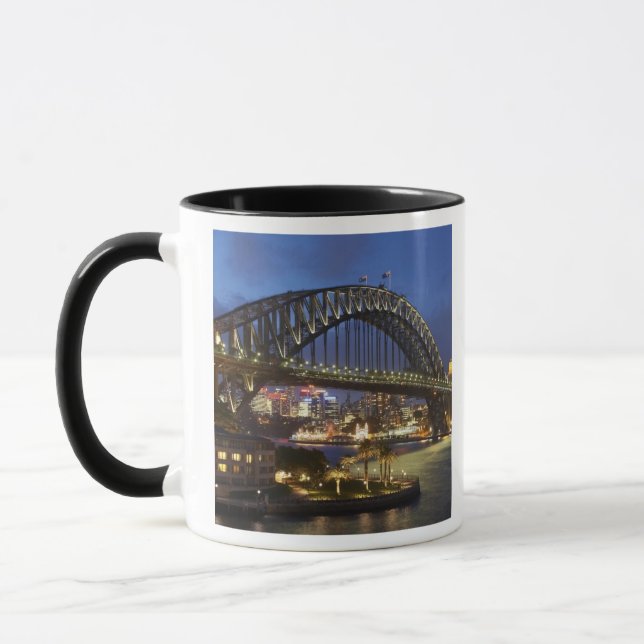 Taza Sydney Harbour Bridge y Park Hyatt Sydney Hotel (Izquierda)