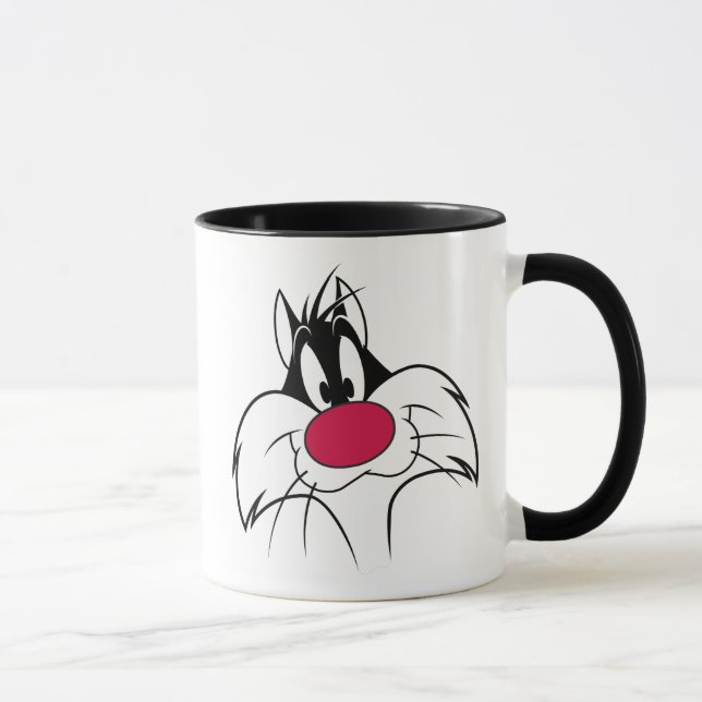 Taza SYLVESTER™ Cara de Nariz Roja (Derecha)