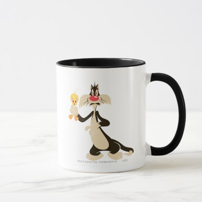 Taza SYLVESTER™ con TWEETY™ (Derecha)