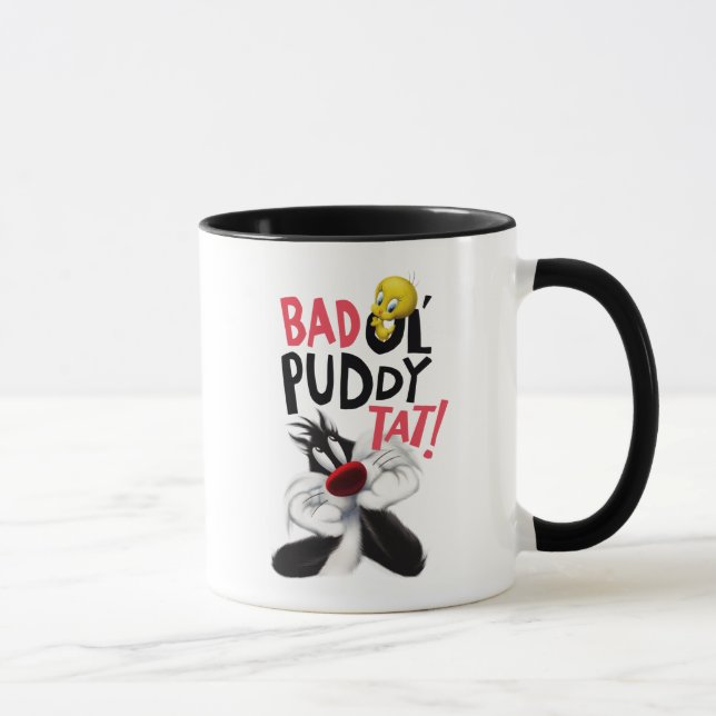 Taza SYLVESTER™ y TWEETET™ - Mal Ol' Puddy Tat (Derecha)