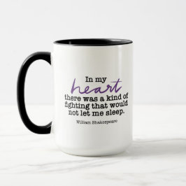 Taza SylviasStory Shakespeare Mug de dos tonos