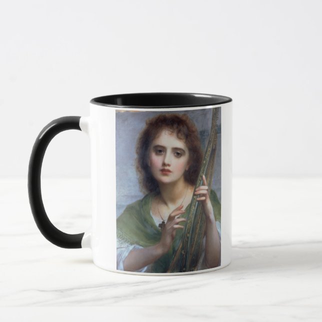 Taza T31601 una señora con el Lyre (el panel) (Izquierda)