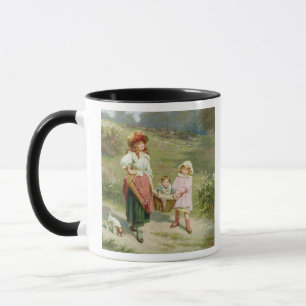 Taza T33572 al mercado, comprar un cerdo gordo