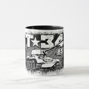 Taza T-34-85 Tanque medio soviético