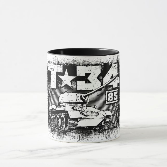 Taza T-34-85 Tanque medio soviético (Centro)