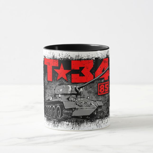 Taza T-34-85 Tanque medio soviético (Centro)