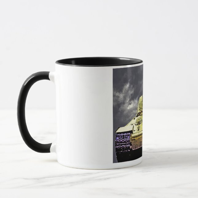 Taza T-34 el tanque ruso, monumento soviético, Berlín - (Izquierda)