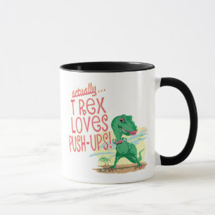Taza T Rex Ama Empujar