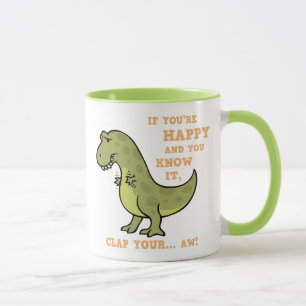 Taza T-Rex Clap II