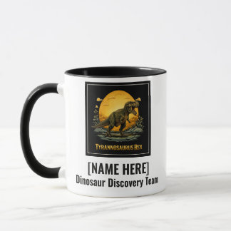 Taza T=Rex Dinosaur Prehistórico Luna