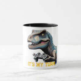 Taza T-Rex Gamer It’s My Turn Design