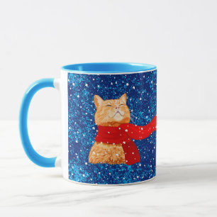 Taza Tabby ama Nieve
