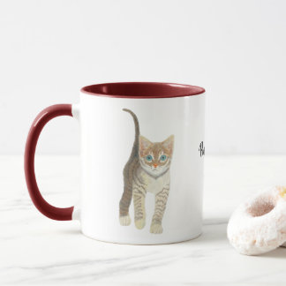 Taza Tabby Kitten Perfect Mother's Day Mug