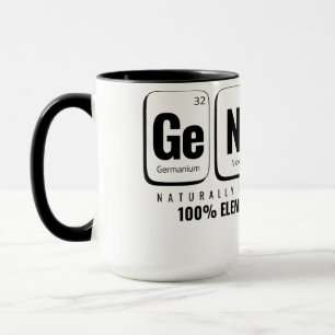Taza Tabla periódica GENiUS - Diseño científico diverti