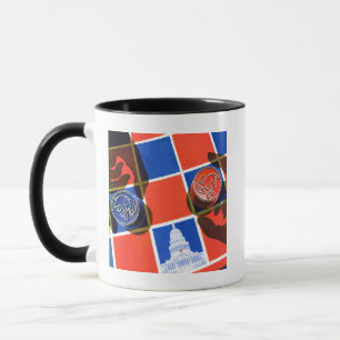 Taza Tablero de damas de la elección