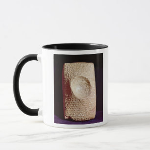 Taza Tableta con la inscripción cuneiforme