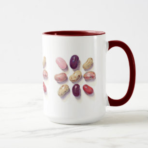 Taza TAC TIC TOE JELLY BEANS Tall Maroon Combo Mug