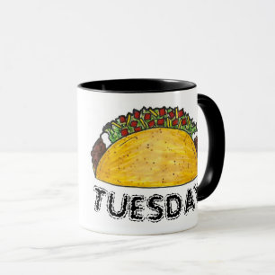 Taza TACO MARTES México Tex Mex Food Tacos Foodie
