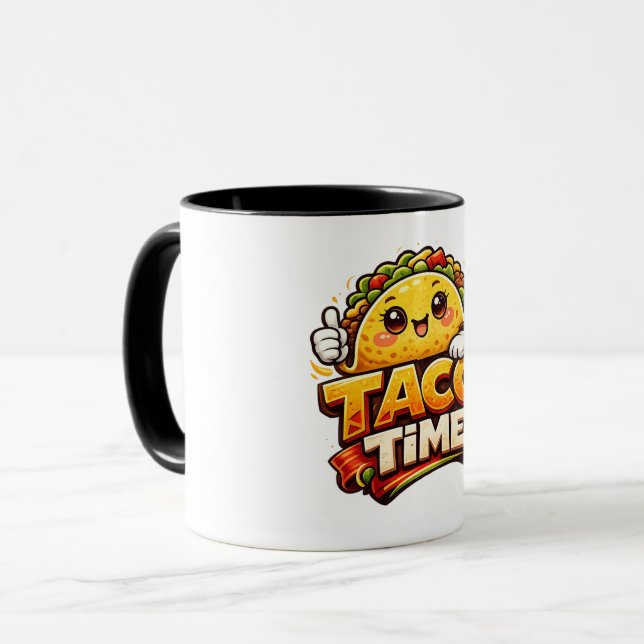 Taza Taco Time - Fiesta Fiasco - Foodie Fiends (Anverso izquierdo)