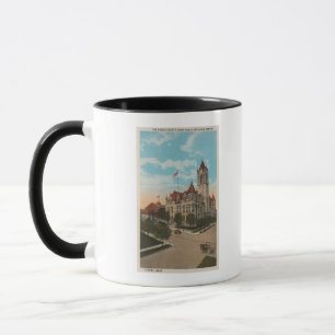 Taza Tacoma, WA - vista del Palacio de Justicia del