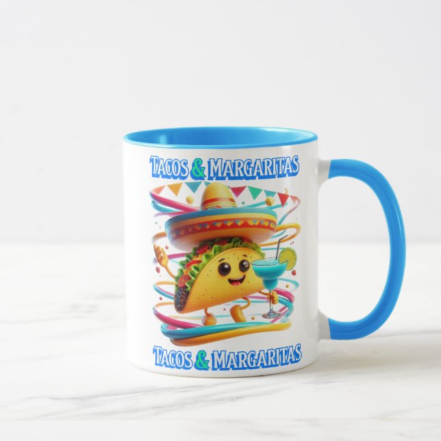 Taza Tácos y margaritas festivos de Fiesta Flavors (Derecha)