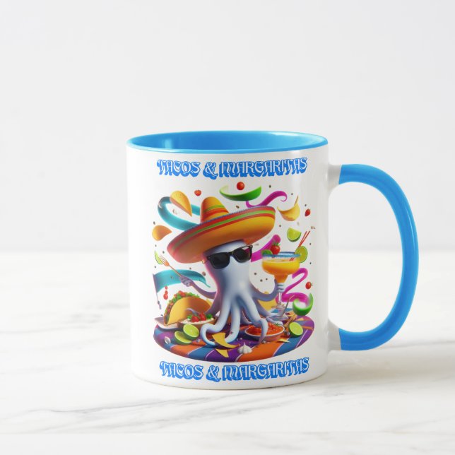 Taza Tácos y margaritas festivos de Fiesta Flavors (Derecha)