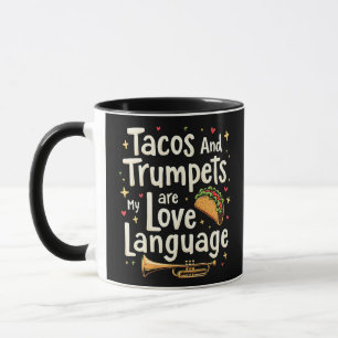 Taza Tacos y trompetas son mi lengua materna