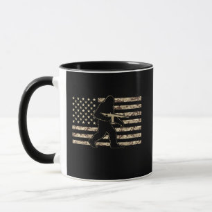 Taza táctica de Sasquatch con bandera de camuflaje