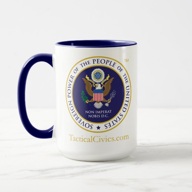 Taza Tactical Civics™ Great Seal Mug (Izquierda)