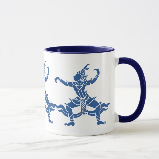 Taza ⚠ tailandés del Rótulo de Tailandia del ⚠ del (Derecha)