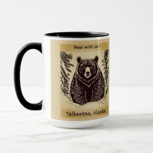 Taza Talkeetna Alaska "Oso Con Nosotros" Mug