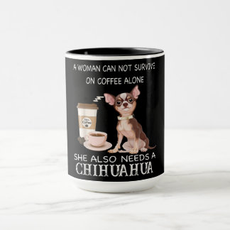Taza También Necesita Un Café Chihuahua
