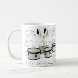 Taza - tambores que marchan con partitura