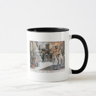Taza Tamino y Pamina antes del templo