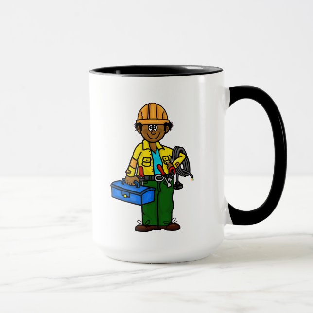 Taza Tan, negro o afroamericano hongo (Derecha)
