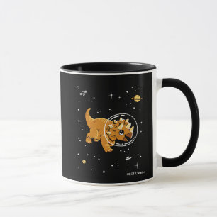 Taza Tan Triceratops Dinos En El Espacio