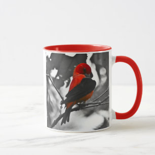 Taza Tángara Escarlata macho