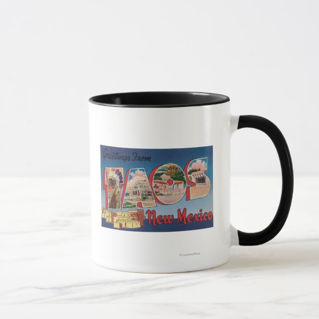 Taza Taos, Nuevo MéxicoGrandes Escenas de letrasTaos, N (Derecha)