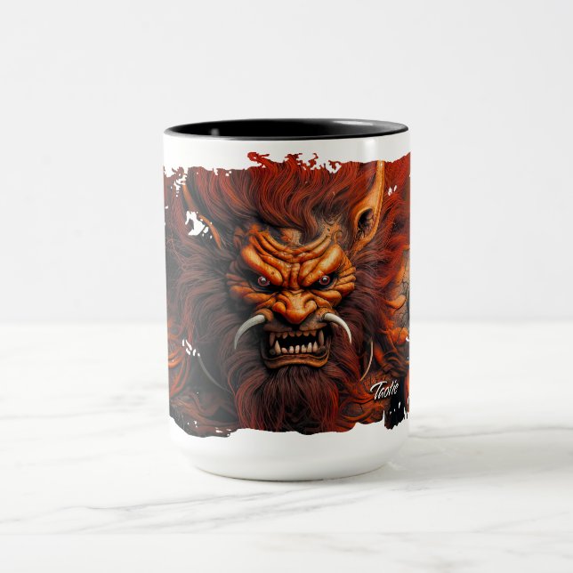 Taza Taotie (chino) - Demon Drinkware (Centro)