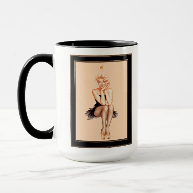 Taza Tapa de Varga Chica de Alberto Vargas (Izquierda)