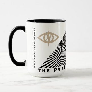 Taza Tapa grande del incidente de la pirámide - 15 oz