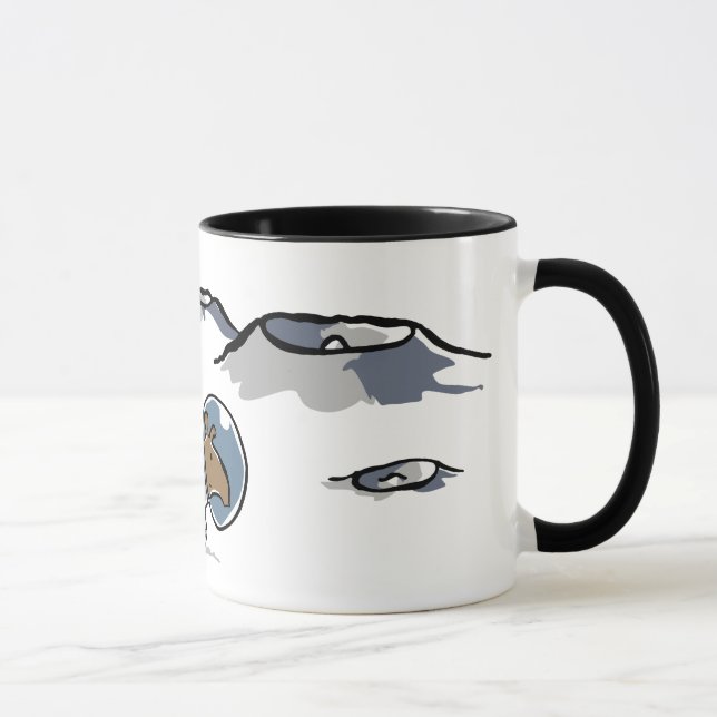 Taza tapir en espacio (Derecha)