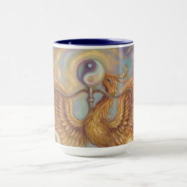 Taza Tapiz Espiritual de Pared de Equilibrio Fénix