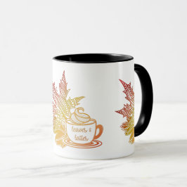 Taza Tapón de café de hojas y latas