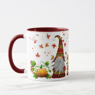 Taza Tapón de calabaza de otoño/otoño con café