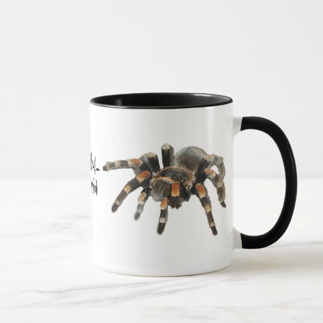 Taza Tarantula, tarantul-mania, araña grande (Derecha)