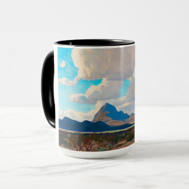 Taza Tarde de Febrero, Montañas Tucson, por Dixon (Anverso izquierdo)